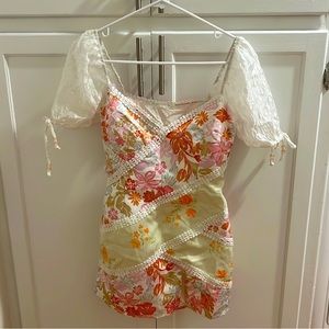 Showpo. Floral Lace Dress